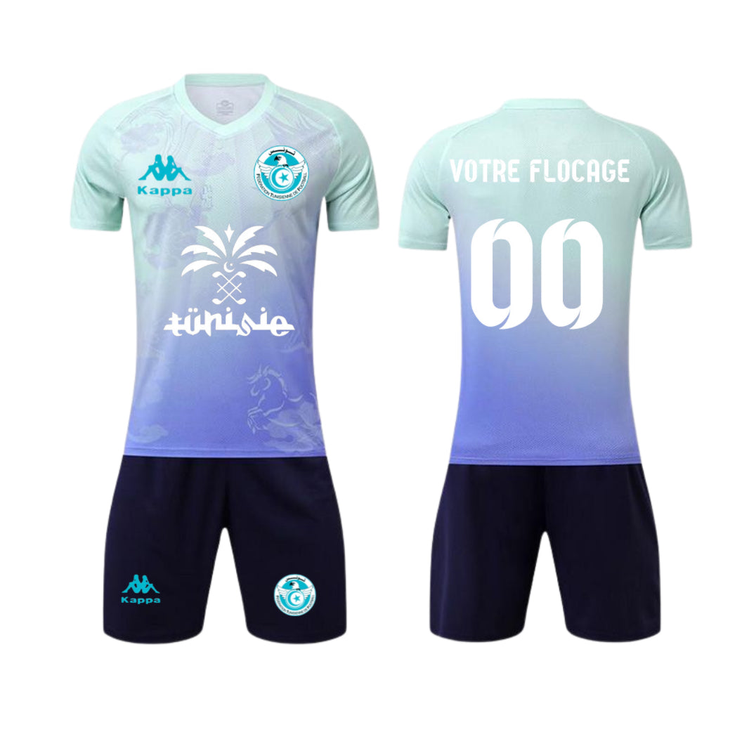 Ensemble Tunisie bleu enfant
