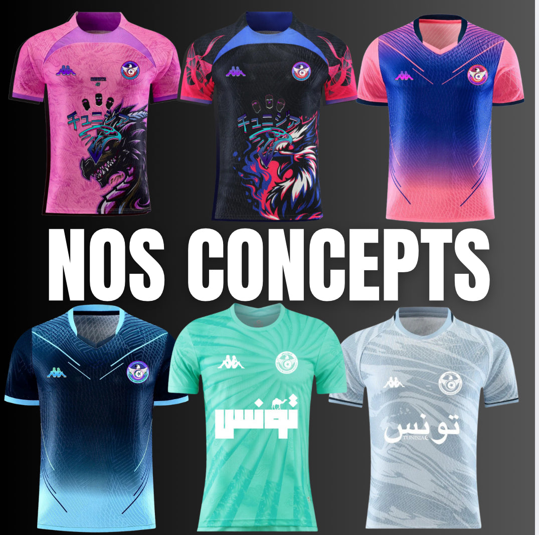 Maillots de la Tunisie concept 2025/2025 pour la can 2025 