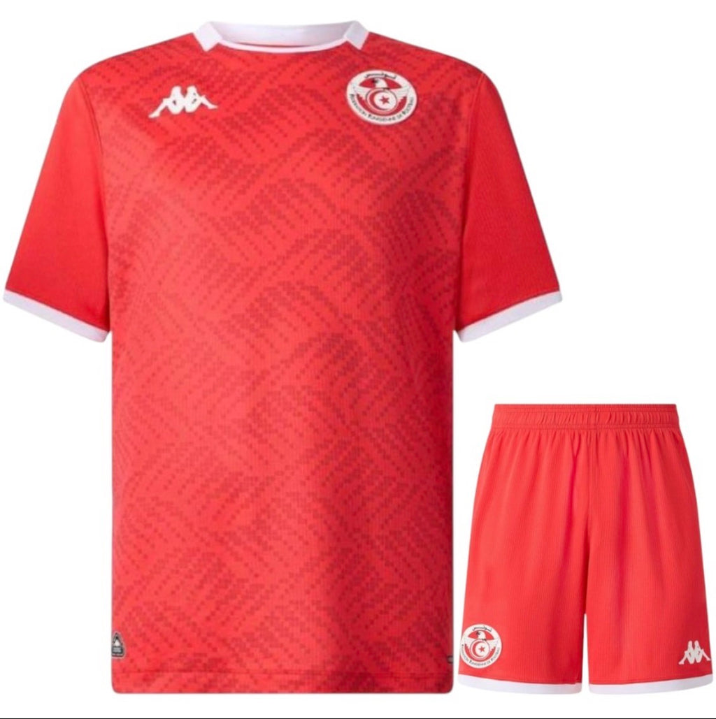 Ensemble Tunisie Domicile Rouge enfant