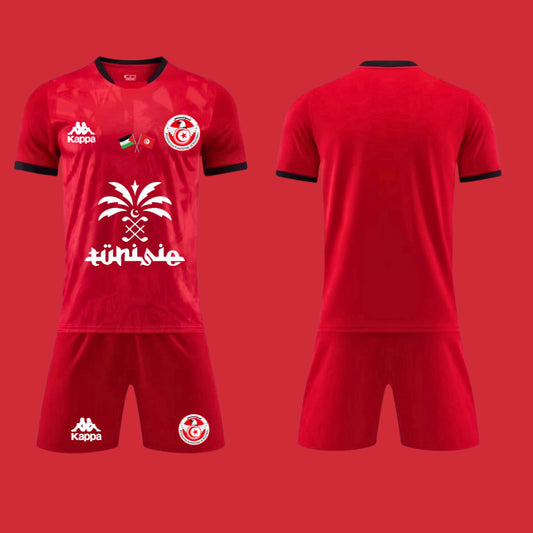 Ensemble Tunisie X Palestine Rouge - Édition Limité